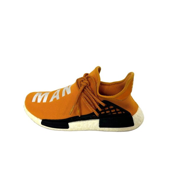 Adidas Human Race Pharrell Williams HUE MAN Shoes Mens 8 Laces ART BB3070 Orange - Picture 13 of 16